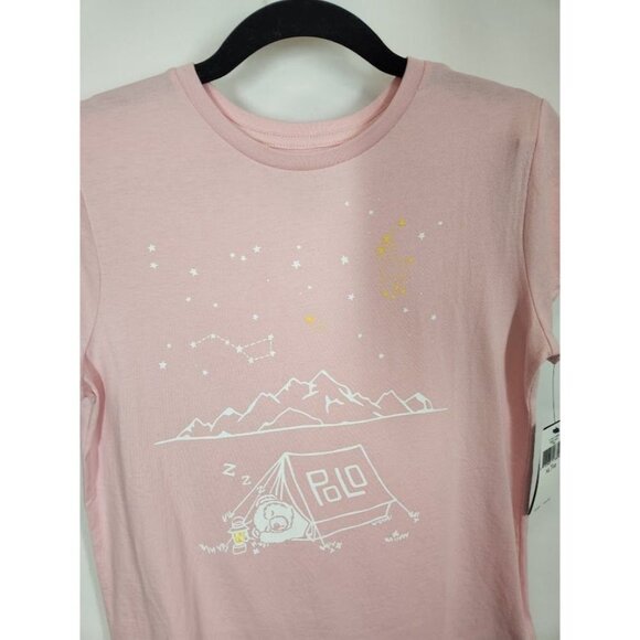 NWT Girls Polo Ralph Lauren Constellation Tee in Print Shop Pink Size XL - Picture 2 of 7